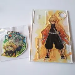 鬼滅の刃 我妻善逸 アクリルペンスタンド + ぴた！でふぉめBOX特典