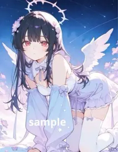 AIイラスト　美女 L版サイズ 1点物 B45