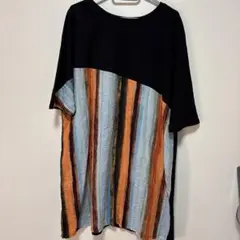 カラフルストライプチュニック Lサイズ
