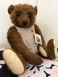 テディベア．フォーゲットミーノット フォーゲットミーノットベア（ジョイ） 20cm（座って15cm）の