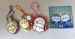 ちいかわ　ラバーマスコットとシールのセット