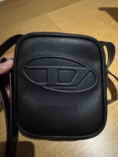 現行 DIESEL 希少完売モデル 美品 ブラックレザー ショルダーバッグ