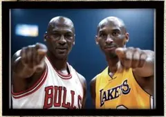 N710 NBA ポスター　額付き