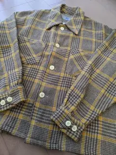 trow mill 日本製 ヴィンテージ 美品 チェックカバーオール