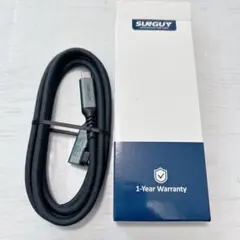 USB-C & USB-C ケーブル L字 1.5M