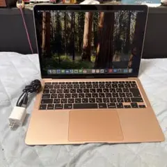 MacBook Air M1ゴールド 充電器付きメモリ8GB SSD512GB
