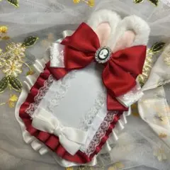 トレカケース うさみみ レッド 赤