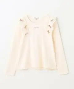 any FAM KIDS　肩リボン長袖Ｔシャツ