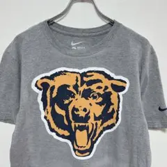 NFL シカゴ・ベアーズ　スポーツ系グッドプリントTシャツ　ビッグロゴプリント