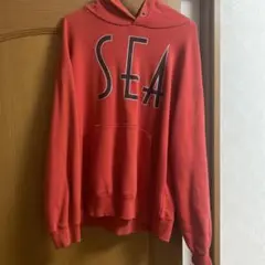 wind and seaパーカーレッド