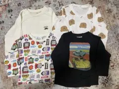 ベビー服　長袖カットソーセット 90cm
