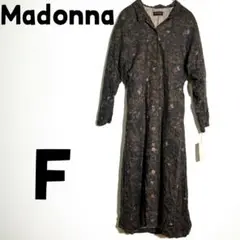 【Madonna マドンナ】ロングワンピース 柄付 大人コーデ レディース