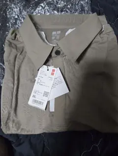 ユニクロ　セオリー　ベージュ ポロシャツ 3XL