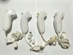 Wii ヌンチャク　白　ホワイト　4個セット