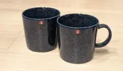【新品未使用】Iittala Teema Mug 2個セット ドットブルー