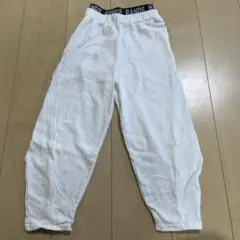 スウェットホワイトパンツ　汚れあり　130cm