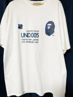 【BAPE】UNDFTD コラボ COLLEGE Tシャツ 2XL