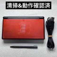 iu3【清掃&動作確認済】Nintendo DSLite クリムゾンブラック本体