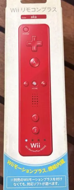 WII リモコンプラス　レッド　赤