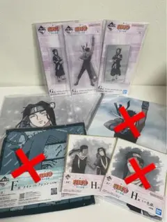 一番くじNARUTO-ナルト-波の国編　白& 再不斬　おまとめ8点