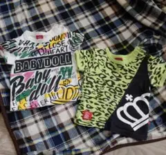 BABYDOLL キッズTシャツ サイズ80 2枚セット