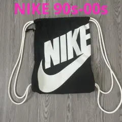 美品　NIKE 00s 90s ナップサック y2k archive テック　黒