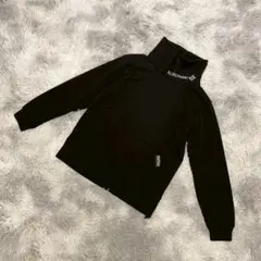 『BLUE CROSS』ハイネックトレーナー　長袖スウェット　裏起毛　黒(XL)