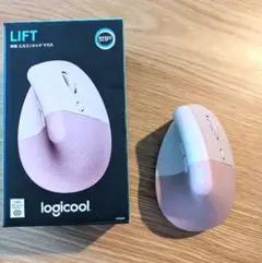 ［ジャンク］logicool LIFT ワイヤレスマウス ピンク