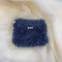 ファンシーヤーン カードケース 小物入れ かぎ針編み
