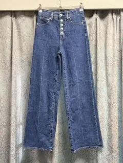GAP 23サイズ デニム ジーパン ジーンズ ハイライズワイドレッグ
