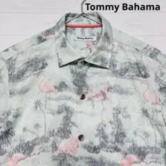 Tommy Bahama トミーバハマ レギュラーカラー フラミンゴ柄 ⑮
