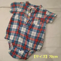 Cottoli(バースデイ)半袖ロンパース　70cm