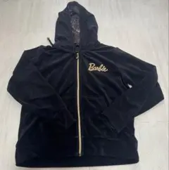 Barbie フード付きパーカー 黒