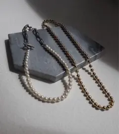 Mix chain necklace