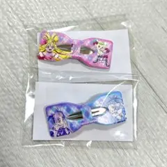 【匿名配送】キミとアイドルプリキュア 映画 前売り 特典 リボンクリップ セット