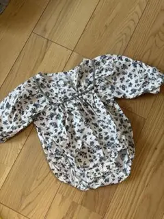 花柄ロンパース 80