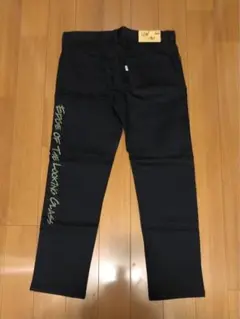 【希少品・美品・即日発送】GU KIM JONES スリムテーパードジーンズ 黒