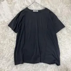 【ショコラフィネローブ】半袖　Tシャツ　カットソー　ダークグレー【フリーサイズ】