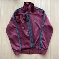 Needles セットアップ マルーン ターコイズ トラックパンツ