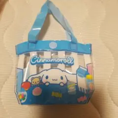 サンリオ プールバッグ風ミニポーチ2 シナモロール