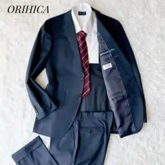 ORIHICA オリヒカ セットアップスーツ STRETCH ネイビー L相当