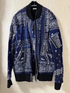 OLDPARK Flight Jacket Bandana Blue