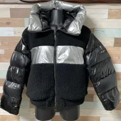 激レア タトラス TATRAS ダウンジャケット エナメル ボア 黒 ショート