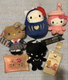HELLO KITTY キティ ぬいぐるみ マスコット まとめ売り 平成 日焼け