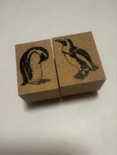 いのうえ彩　スタンプ　はんこ　ペンギン