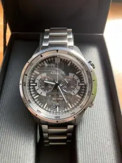 未使用　CITIZEN Eco-Drive クロノグラフ腕時計　シチズン