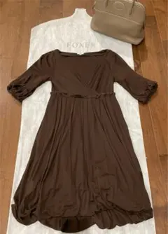 FOXEY カシミア ワンピース