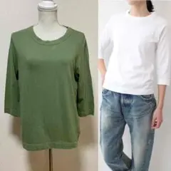 ホームスパン カットソー Tシャツ プルオーバー