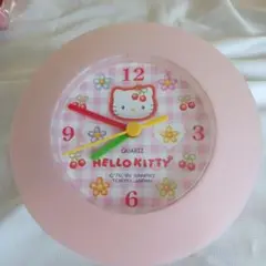 【美品】 ハローキティ ウォールクロック 掛け時計