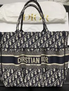 Dior ディオール オブリーク キャサリン トート ネイビー【お正月特価】
